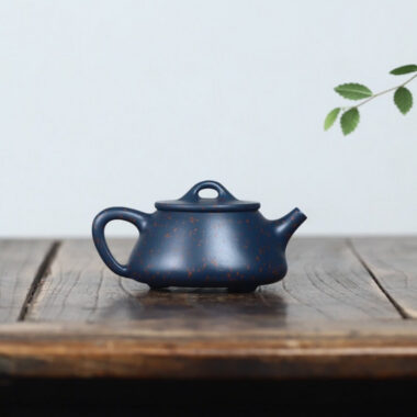 Full Handmade Yixing Zisha Teapot [Ziye Shi Piao Pot] (Tian Cui Sha – 170ml)