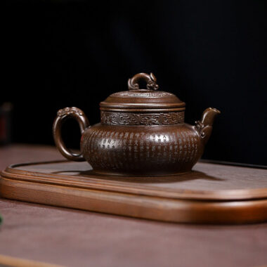 Yixing Zisha Teapot [Tanzi Pot] (Gu Tong Ni – 290ml)