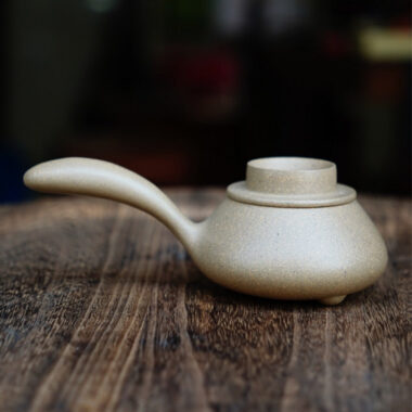 Full Handmade Yixing Zisha Teapot [Tang Yu Pot] (Qing Duan Ni – 180ml)