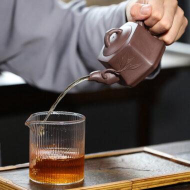 Yixing Zisha Teapot [Liufang Bamboo] (Zi Ni – 170ml)