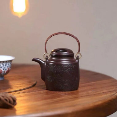 Yixing Zisha Teapot [Niu Gai Yang Tong Pot] (Lao Zi Ni – 300ml)