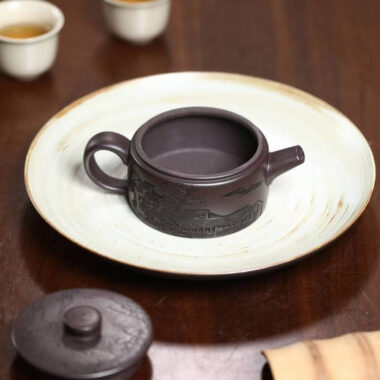 Yixing Zisha Teapot [Jiangnan Hanwa] (Chi Long Xue Sha – 150ml)