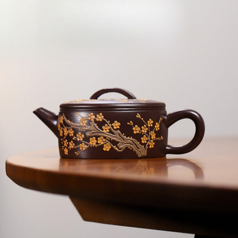 Yixing Zisha Teapot [Meixiang Hanwa] (Zi Ni – 170ml)