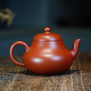 Full Handmade Yixing Zisha Teapot [Pear Pot] (Dahongpao – 170ml)