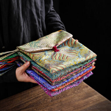 Handmade Tea Cake Flip-top Portable Bag / Tea Cake Gift Bag