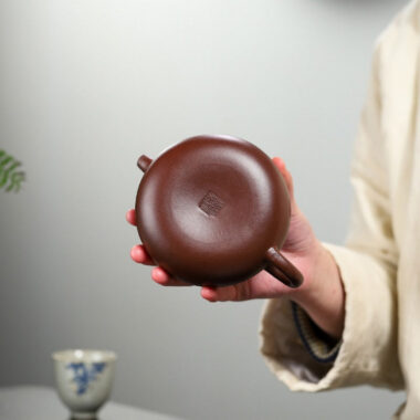 Yixing Zisha Teapot [Han Xiang] (Di Cao Qing – 330ml)