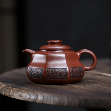 Full Handmade Yixing Zisha Teapot [Tai Chi] (Hong Pi Long – 330ml)