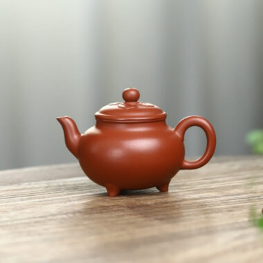 Full Handmade Yixing Zisha Teapot [Dabin Ruyi Pot] (Zhu Ni- 150ml)