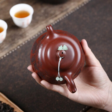 Yixing Zisha Teapot [Lotus Hat] (Long Xue Sha – 170ml)