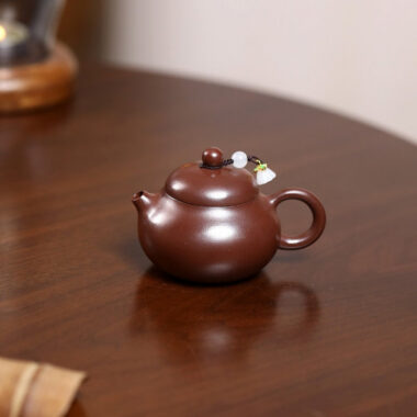 Yixing Zisha Teapot [Mini Wendan] (Zi Ni – 130ml)
