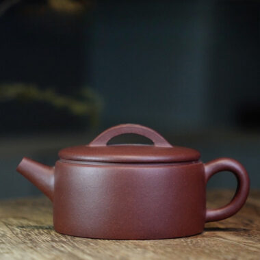 Full Handmade Yixing Zisha Teapot [Hanwa Pot] (Di Cao Qing – 180ml)