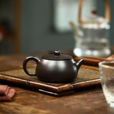Yixing Zisha Teapot [Kuan Kou Shi Piao] (Shi Huang – 200ml)