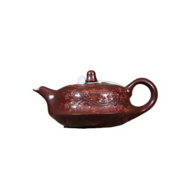 Yixing Zisha Teapot [Plum Blossom Qu Hu] (Zi Zhu Ni – 230ml)