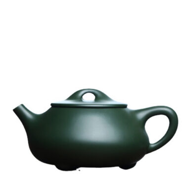 Full Handmade Yixing Zisha Teapot [Jingzhou Shi Piao Pot] (Lu Ni – 300ml)