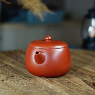 Yixing Zisha Teapot [Fat Xishi Pot] (Dahongpao – 230ml)