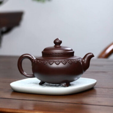 Full Handmade Yixing Zisha Teapot [Yun Jian Ruyi Pot] (Shi Hong – 320ml)
