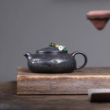 Yixing Zisha Teapot [Magnificent Landscapes] (Shi Huang – 250ml)