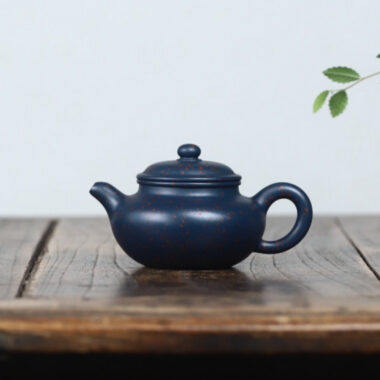 Full Handmade Yixing Zisha Teapot [Fanggu Pot] (Tian Cui Sha – 190ml)