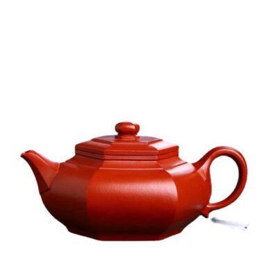 Full Handmade Yixing Zisha Teapot [Dabin Liufang Pot] (Zhu Ni – 260ml)
