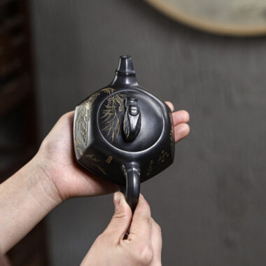 Yixing Zisha Teapot [Zhizu Changle] (Shi Huang – 250ml)