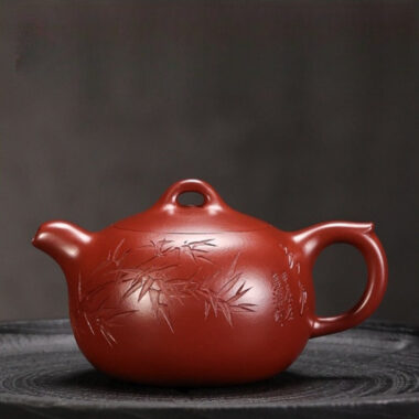 Full Handmade Yixing Zisha Teapot [Yuan Zhu Pot] (Dahongpao- 240ml)