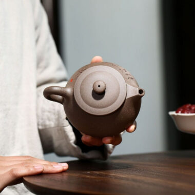 Yixing Zisha Teapot [Bamboo Shi Piao] (Qinghui Duan Ni – 240ml)