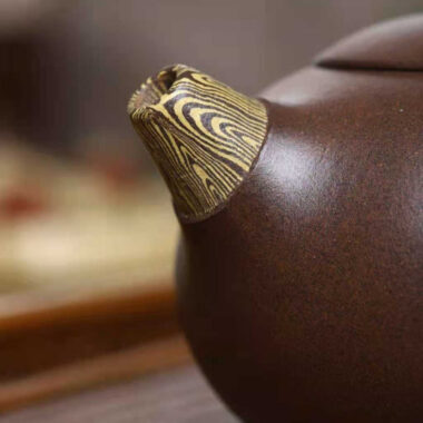 Full Handmade Yixing Zisha Teapot [Tang Yu Pot] (Zi Ni/Jiao Ni- 300ml)