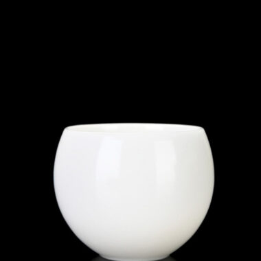 Ice Jade White Porcelain [Dragon Egg] Tea Cup 130ml