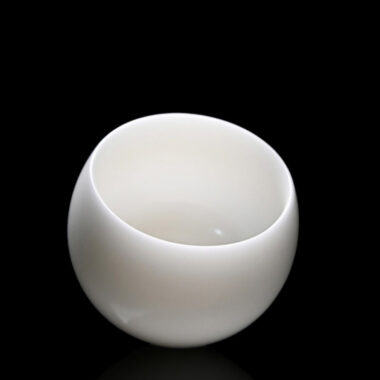 Ice Jade White Porcelain [Dragon Egg] Tea Cup 130ml