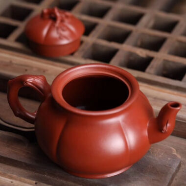 Full Handmade Yixing Zisha Teapot [Jin Mei Pot] (Dahongpao – 190ml)