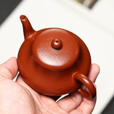 Full Handmade Yixing Zisha Teapot [Junde Pot] (Dahongpao – 130ml)