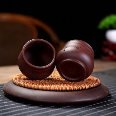 Yixing Zisha Tea Cup [Peaceful] (Zi Ni – 100ml)