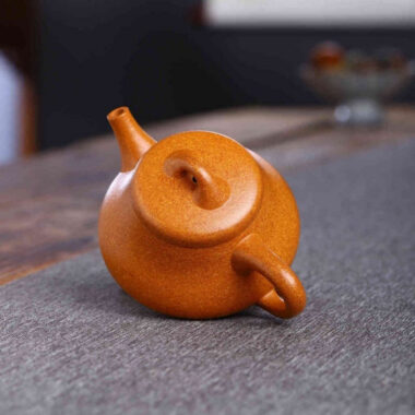 Full Handmade Yixing Zisha Teapot [Xin Piao Pot] (Wucai Lao Duan Ni – 200ml)