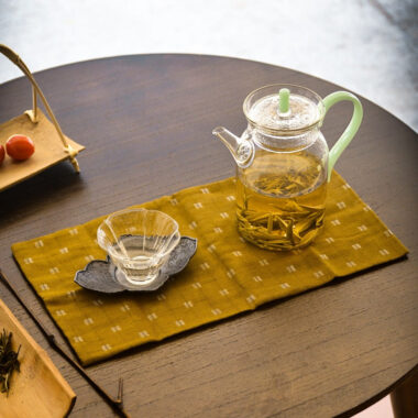 Linen Cotton Zen Tea Tower [Checkered]