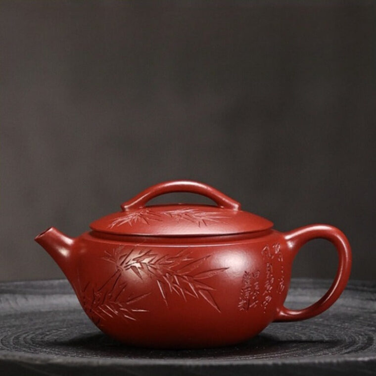 Full Handmade Yixing Zisha Teapot [Hanwa Pot] (Dahongpao- 160ml)