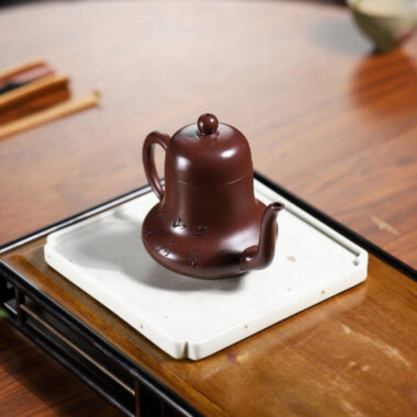 Yixing Zisha Teapot [Si Ting Pot] (Zi Zhu Ni – 170ml)