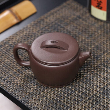 Full Handmade Yixing Zisha Teapot [Hanwa Pot] (Zi Ni – 310ml)