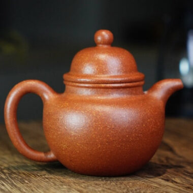 Full Handmade Yixing Zisha Teapot [Duo Qiu Pot] (Jiang Po Ni – 200ml)