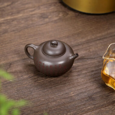 Yixing Zisha Teapot [Green Bamboo] (Qinghui Duan – 180ml)