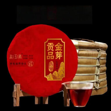 2009 Spring Yunnan Premium Shu Puer Tea Cake [Bingdao Golden Buds]