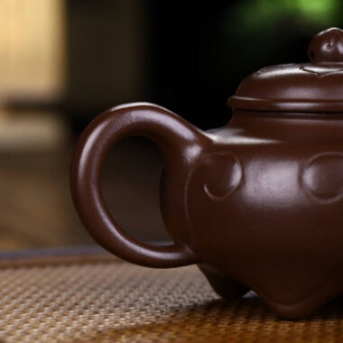 Full Handmade Yixing Zisha Teapot [Siji Ruyi Pot] (Zi Ni – 260ml)