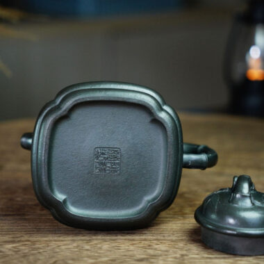 Full Handmade Yixing Zisha Teapot [Bamboo Pot] (Long Bei Qing – 320ml) (Rare Clay Type / Last Piece)