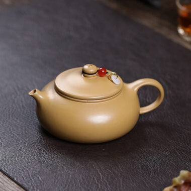Yixing Zisha Teapot [Han Jiang] (Huangjin Duan Ni – 170ml)