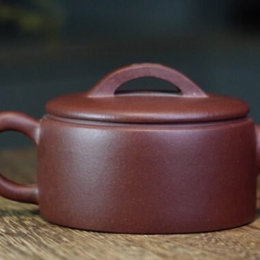 Full Handmade Yixing Zisha Teapot [Hanwa Pot] (Di Cao Qing – 180ml)
