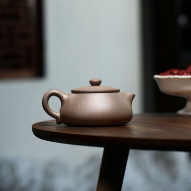 Yixing Zisha Teapot [Bamboo Shi Piao] (Qinghui Duan Ni – 200ml)