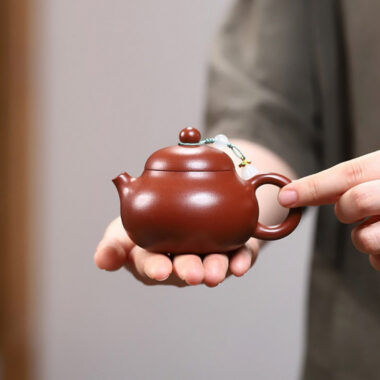 Yixing Zisha Teapot [Mini Wendan] (Dahongpao – 130ml)