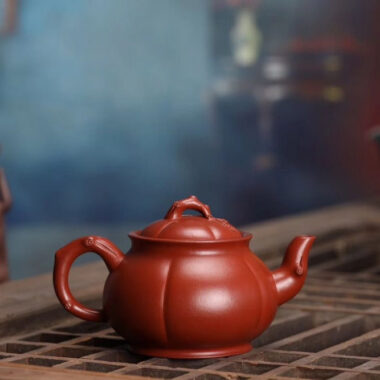 Full Handmade Yixing Zisha Teapot [Jin Mei Pot] (Dahongpao – 190ml)