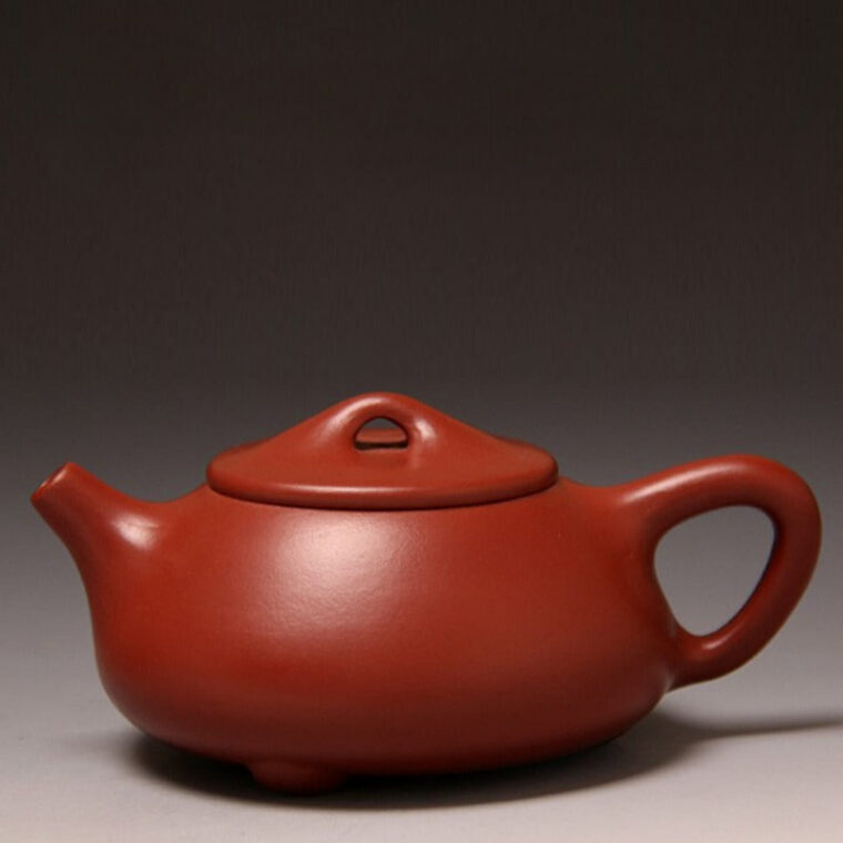 Full Handmade Yixing Zisha Teapot [Jingzhou Shi Piao Pot] (Dahongpao – 250ml)