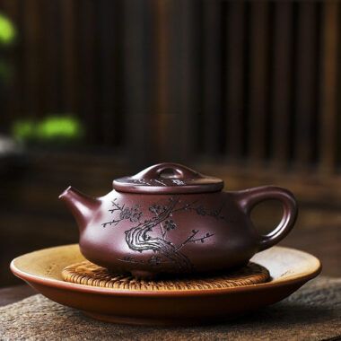 Full Handmade Yixing Zisha Teapot [Nafu Shi Piao] (Shi Hong – 340ml)
