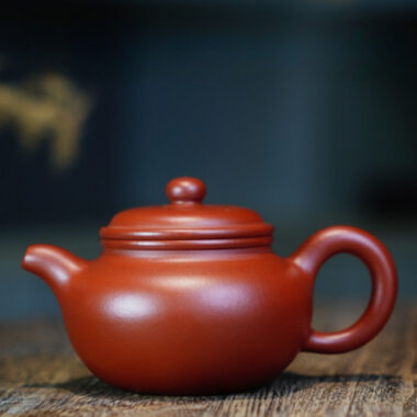Full Handmade Yixing Zisha Teapot [Fanggu Pot] (Dahongpao – 100ml)